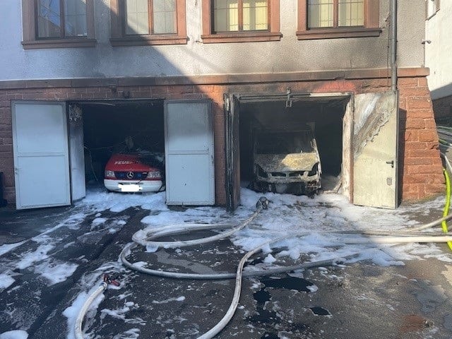 Brand bei der Feuerwehr Frankenstein