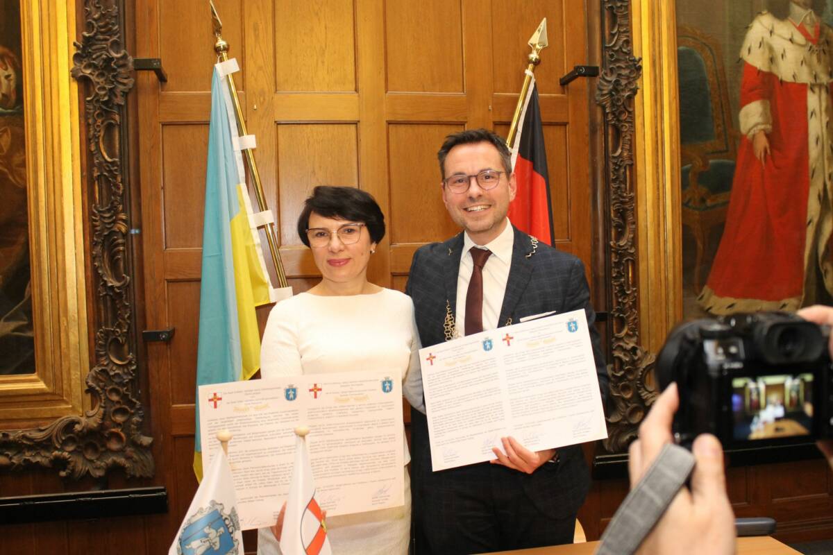 Städtepartnerschaft Uman besiegelt