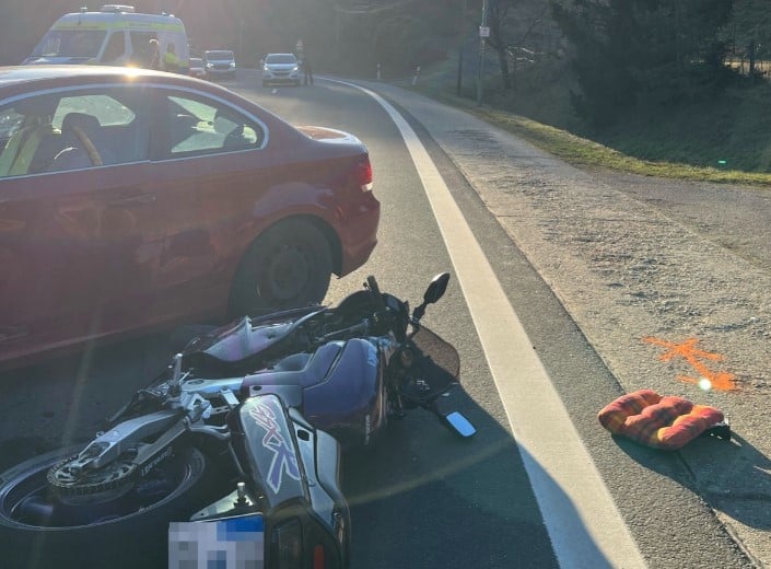 Unfall Motorrad