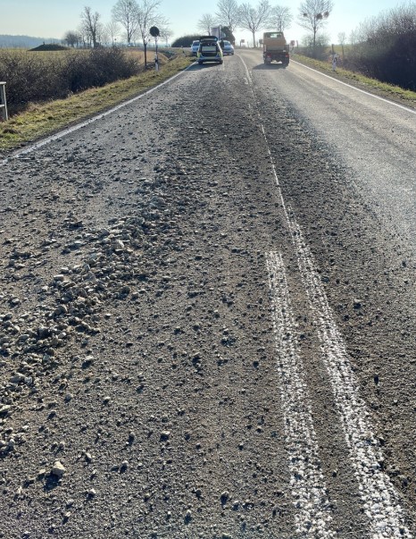 straße verunreinigt
