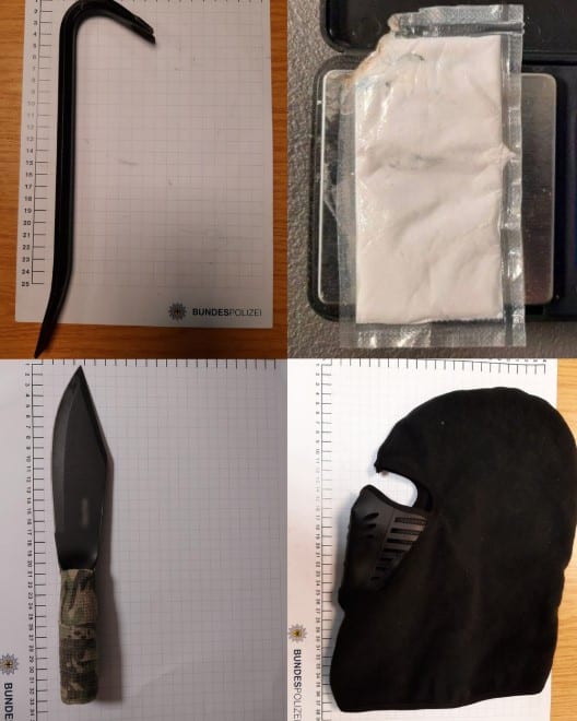 Essen Gegenstände Polizei