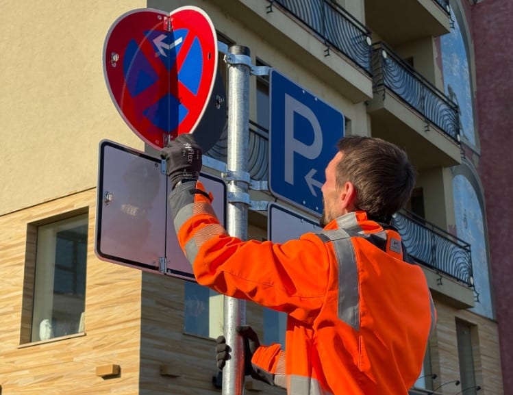 Halteverbot Klappschilder  Koblenz
