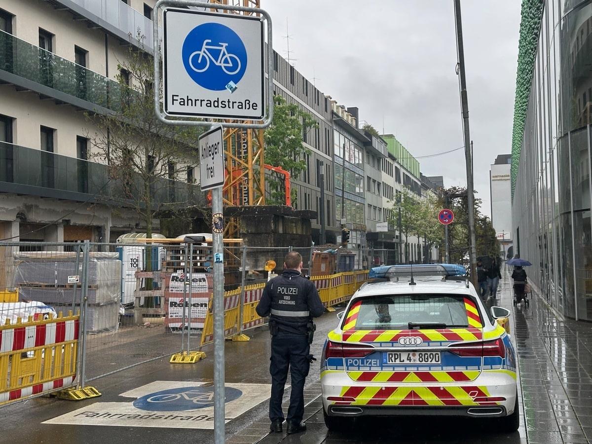 Kontrollen in der Fahrradstraße