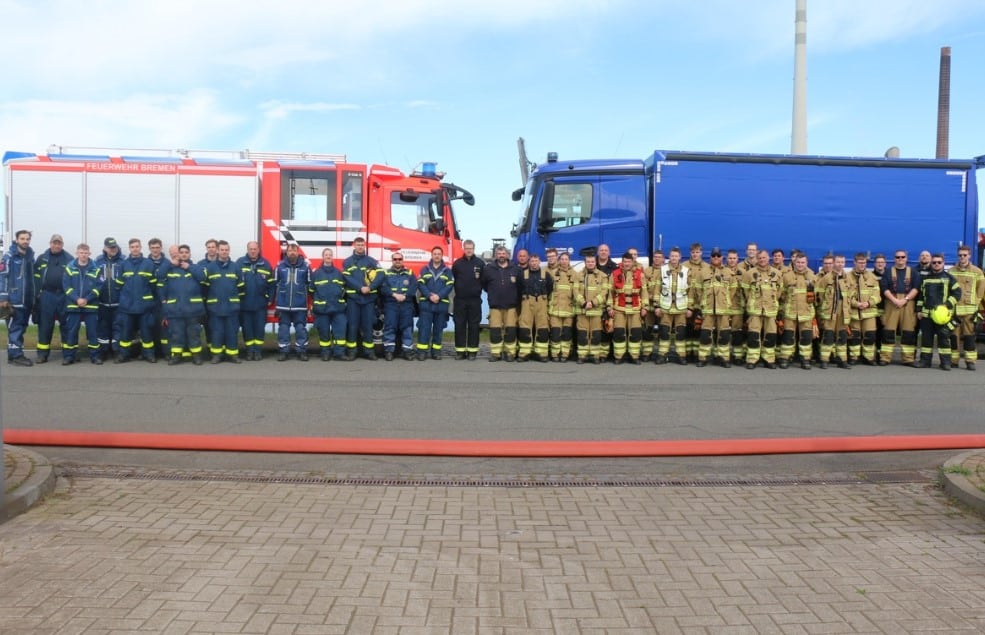 THW Übung Bremen