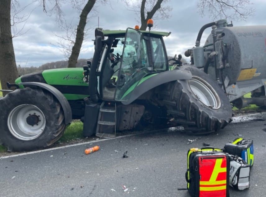 VU L218 Schwerer Verkehrsunfall