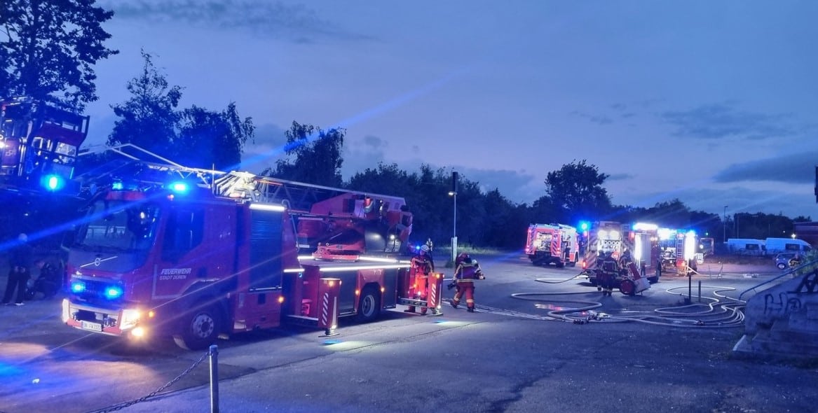 Düren Gebäudebrand