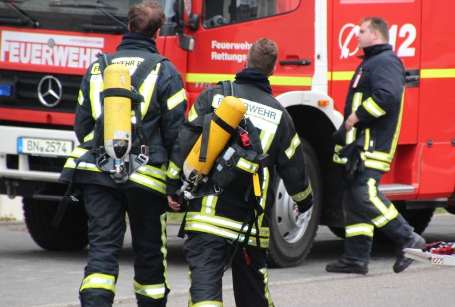 Feuerwehr Bonn Balkonbran