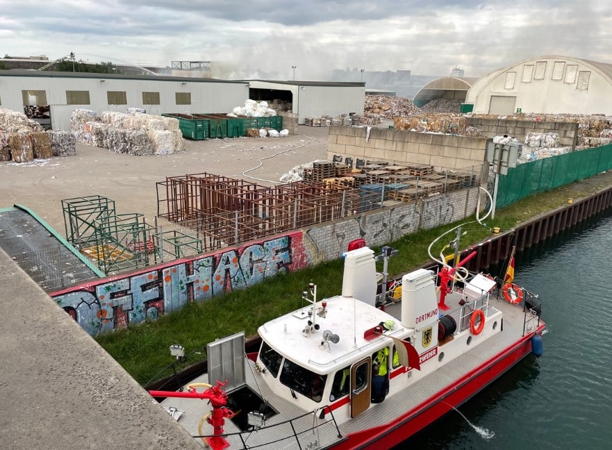 Brand Hafen Dortmund