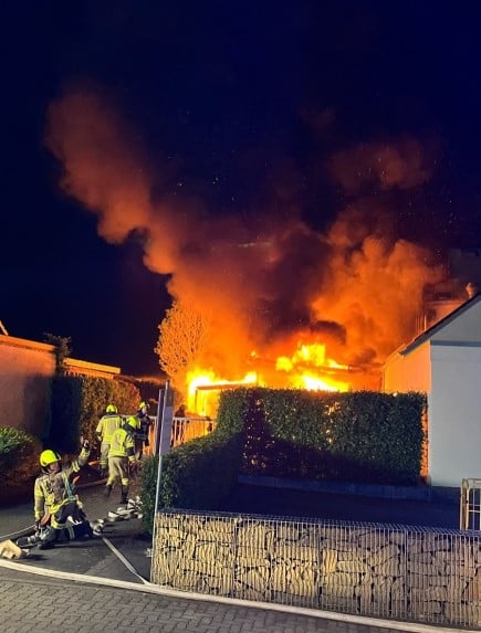 Werl Soest Brand Carport