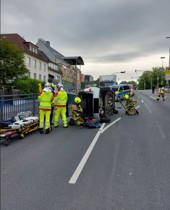 VU auf dem Inneren Ring in Paderborn