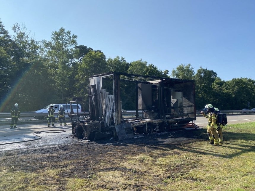 Brand LKW B9