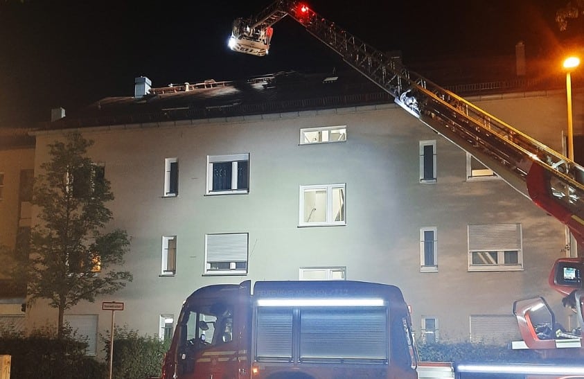 Brand München Dachstuhl
