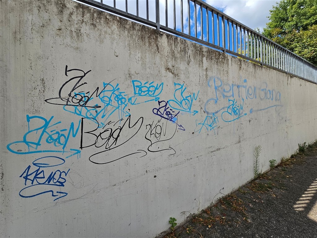 Graffiti-Schmierereien in Kottenheim