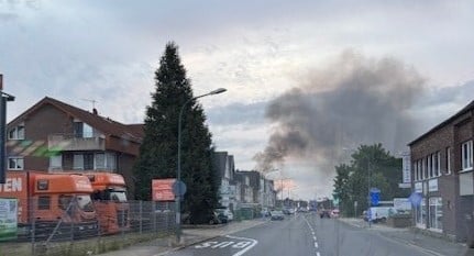 Wohnungsbrand in Düren