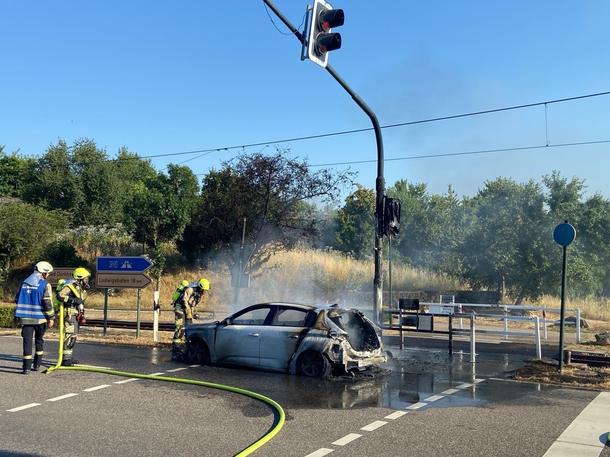 Ausgebranntes Fahrzeug, Schäden
