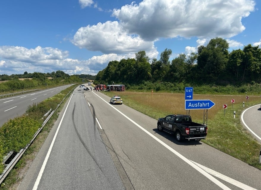 Unfall A8