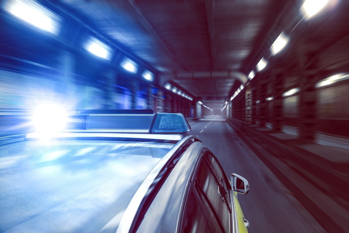 Mutmaßliches Autorennen im Herkulestunnel
