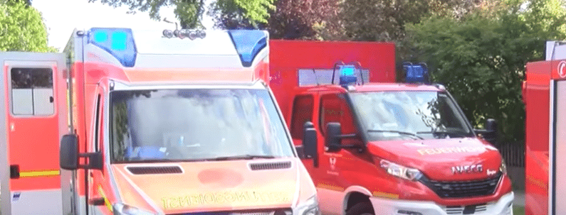 Feuerwehr und RTW Spielplatz
