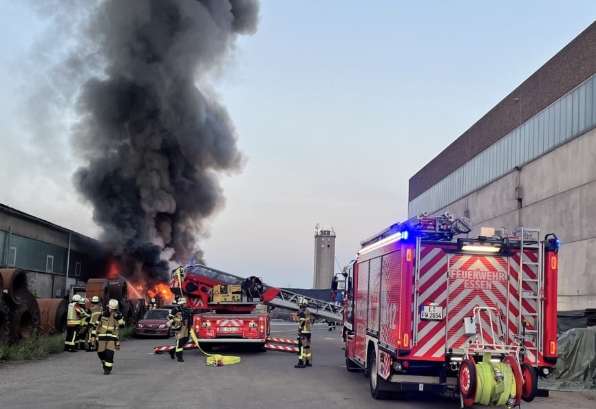 Großbrand Essen HAfen