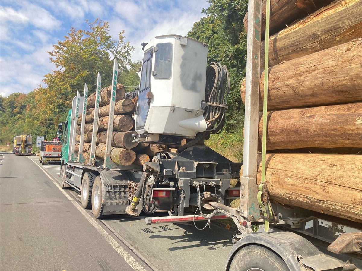 Stilllegung Schwertransport