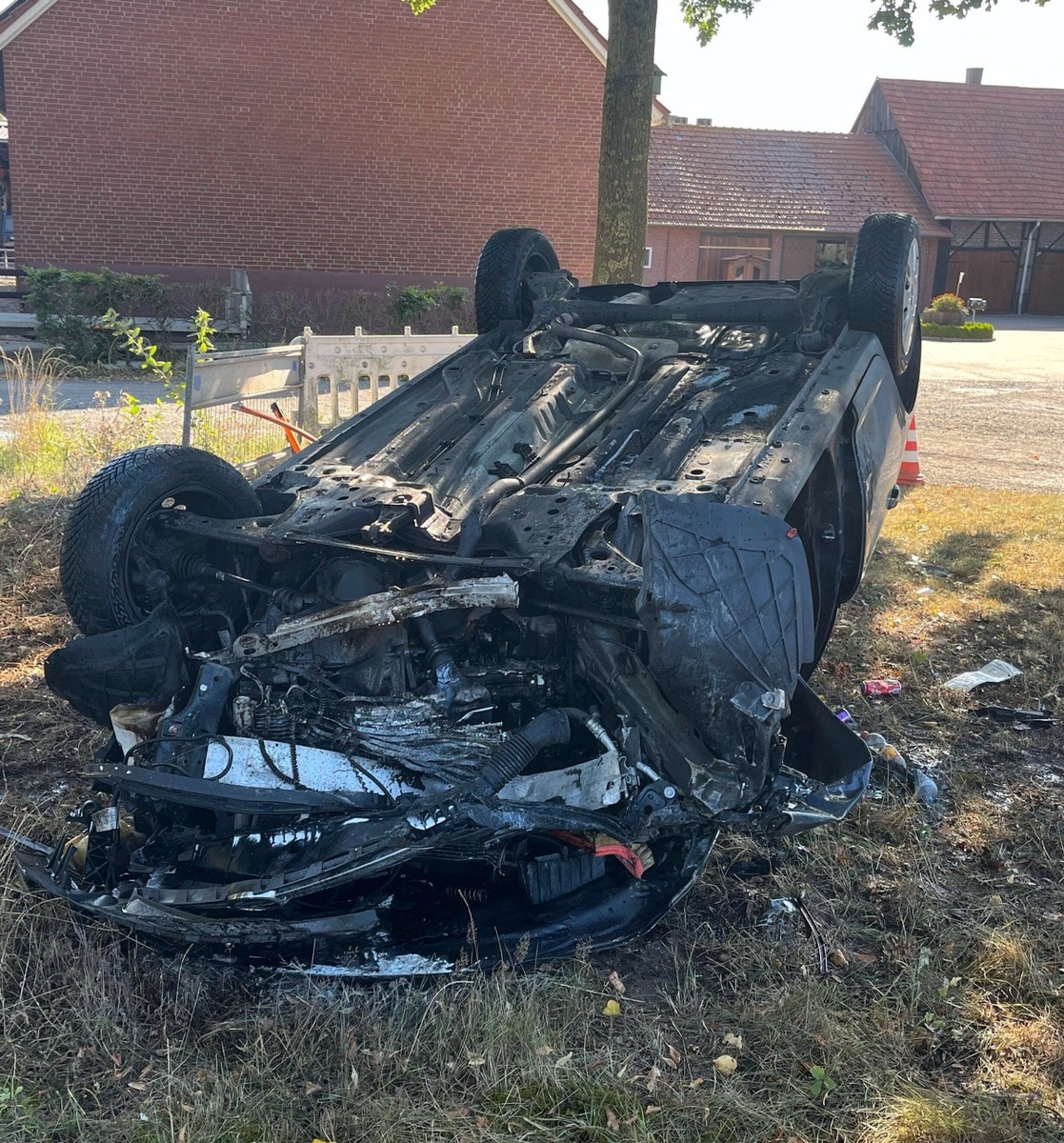 Senden Fahrzeugbrand