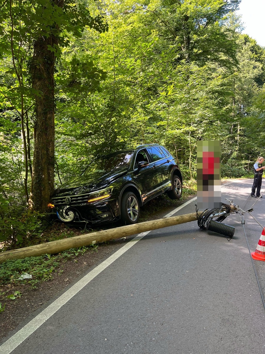 Alkoholisiert von der Fahrbahn abgekommen