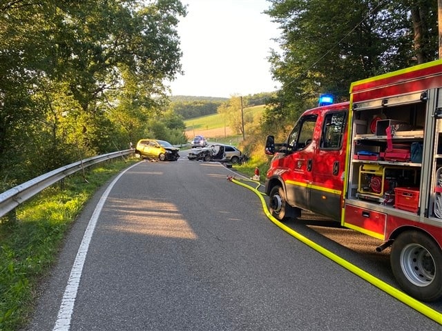 schwerer Verkehrsunfall