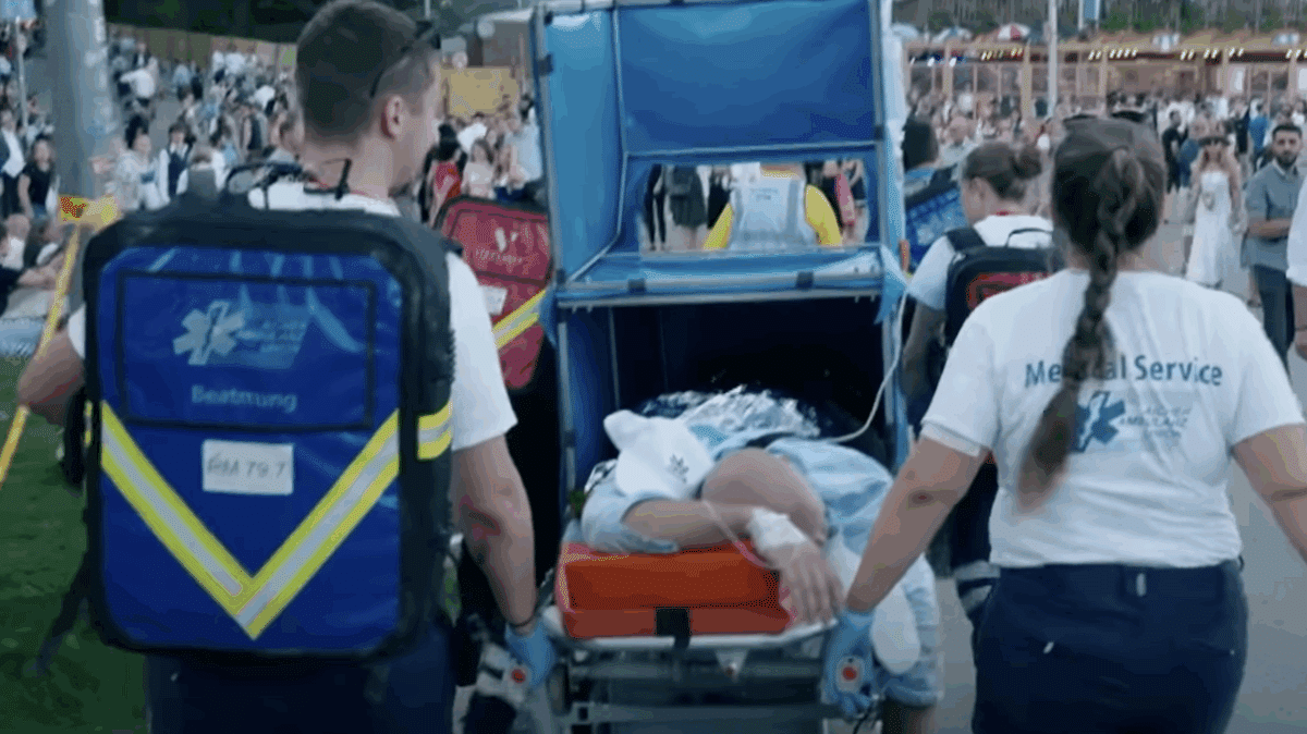 Wiesn, Oktoberfest, Aicher Ambulanz, offenes Schädel-Hirn-Trauma, Notoperation, München, U-Bahn, Einsatzzahlen, Sanitätsdienst