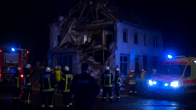 Explosion Daaden, Westerwald, Wohn- und Geschäftshaus, Döner-Imbiss, Polizei Koblenz, Gas, Rettungshubschrauber