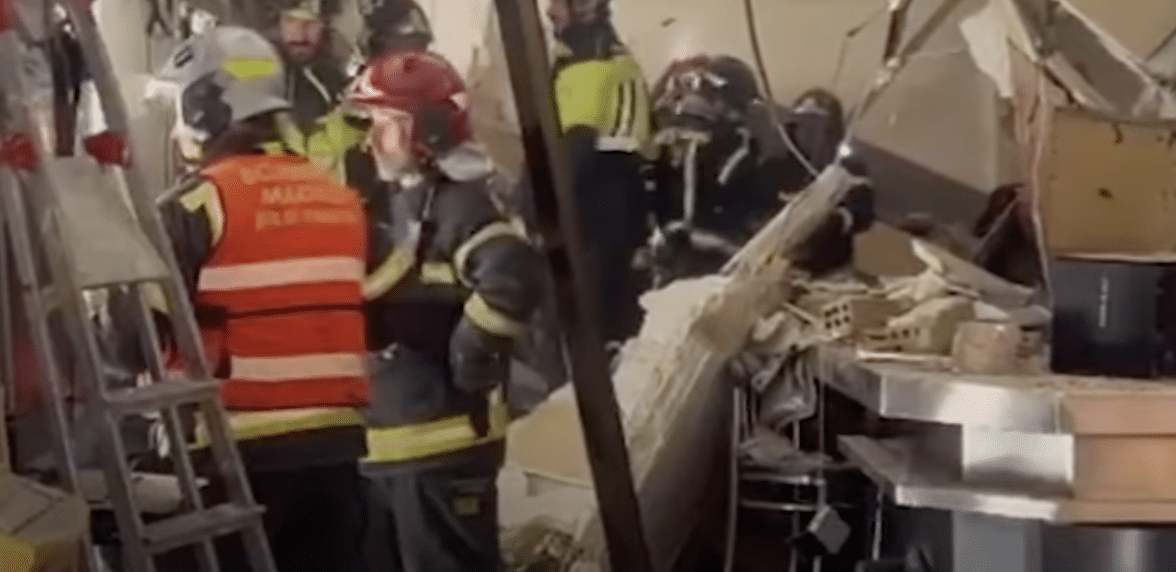 Explosion in Madrid
