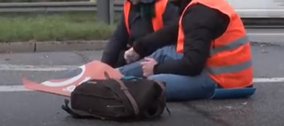 Klima-Kleber blockieren München
