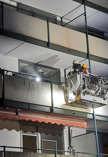 Küchenbrand in Hadern