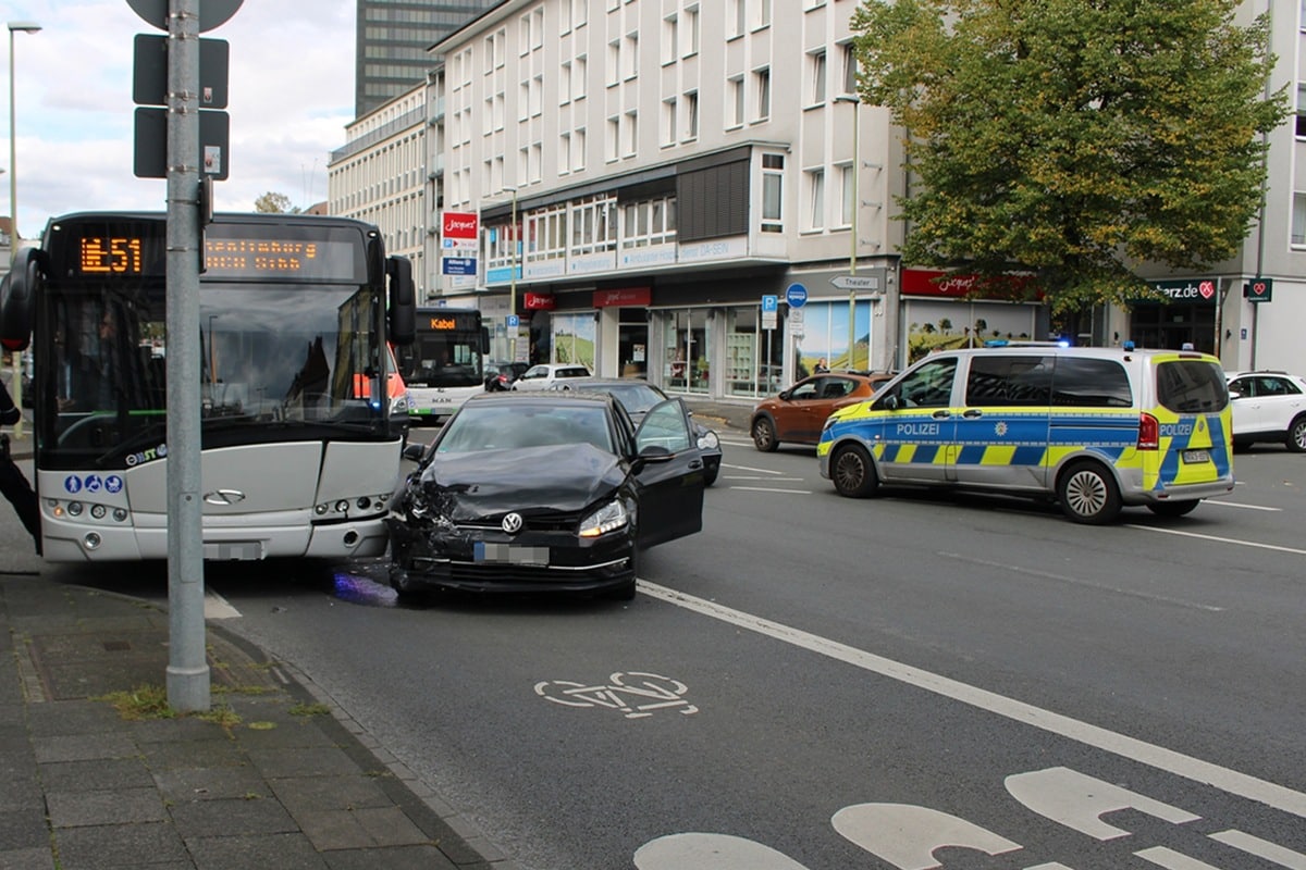 Hagen Kreuzungsunfall Körnerstraße Grabenstraße