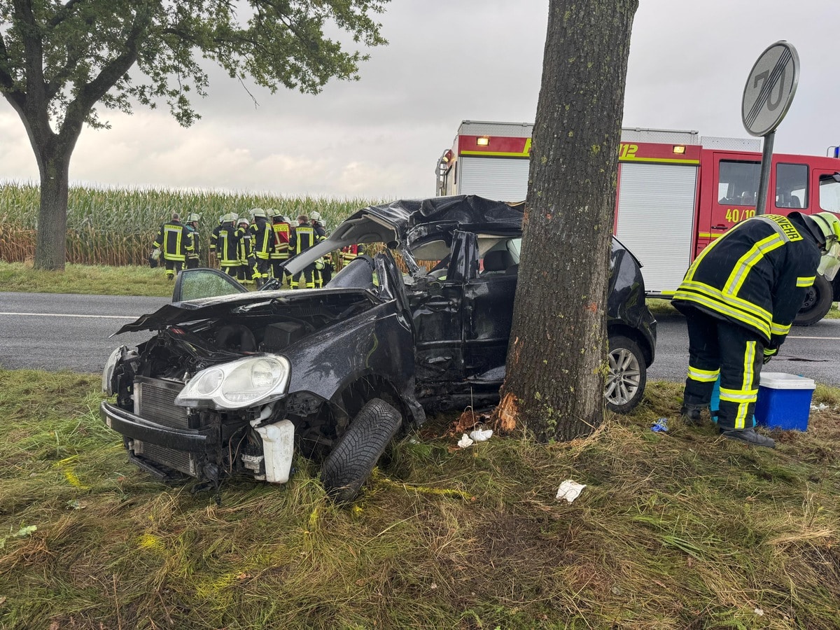 Schwerer Verkehrsunfall bei Oldendorf