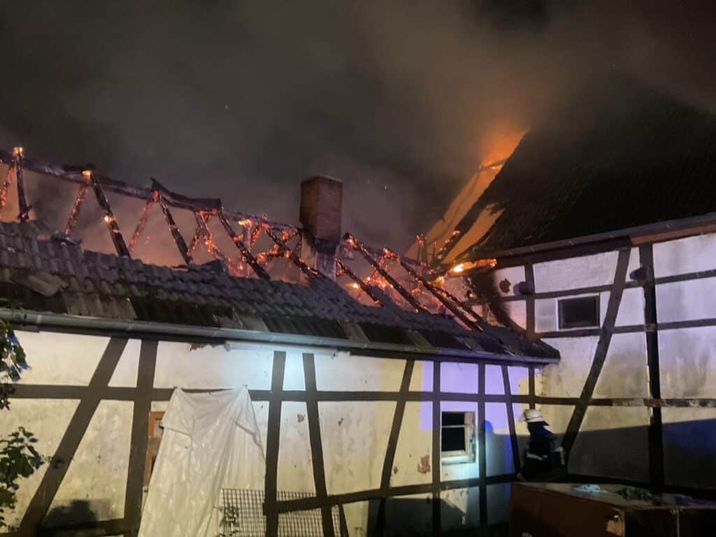 Brand in Dortmund-Brechten