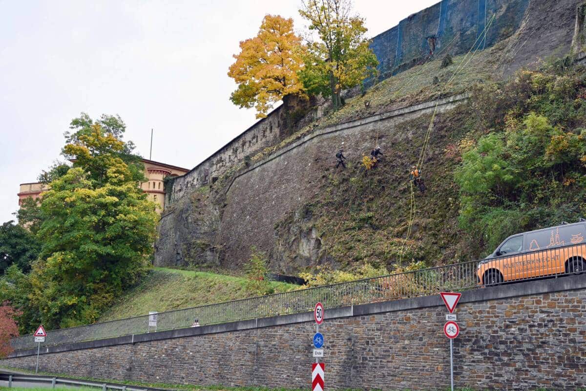 Steinschlaggefahr Fort Konstantin