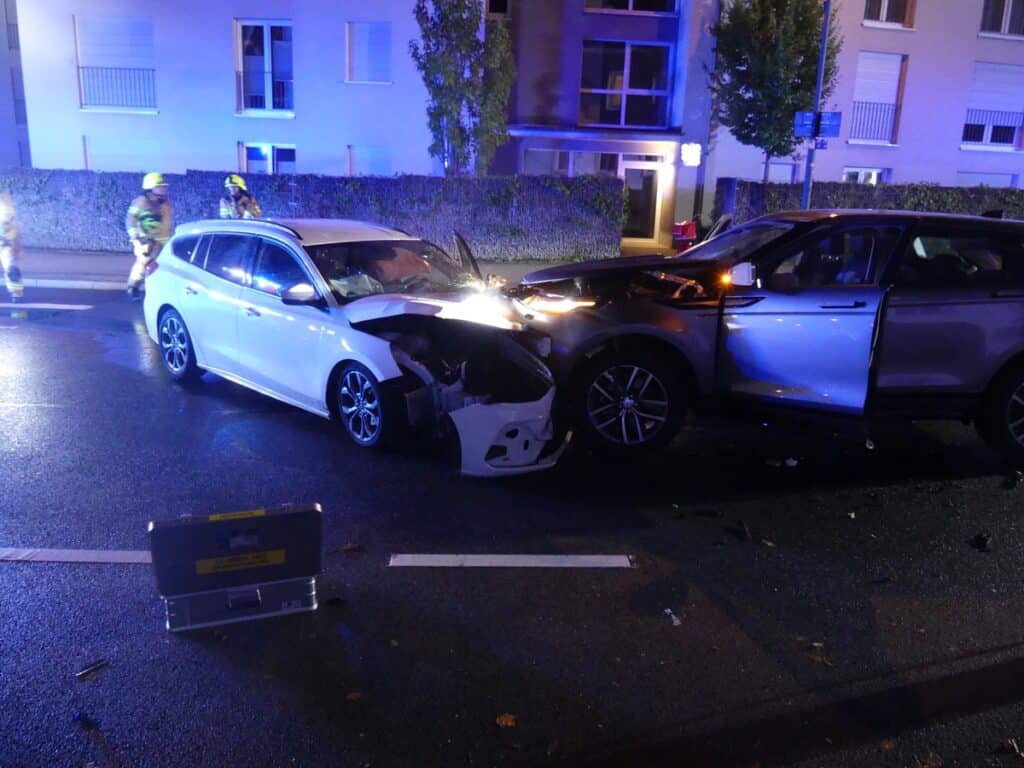 Frontalzusammenstoß in Hückeswagen