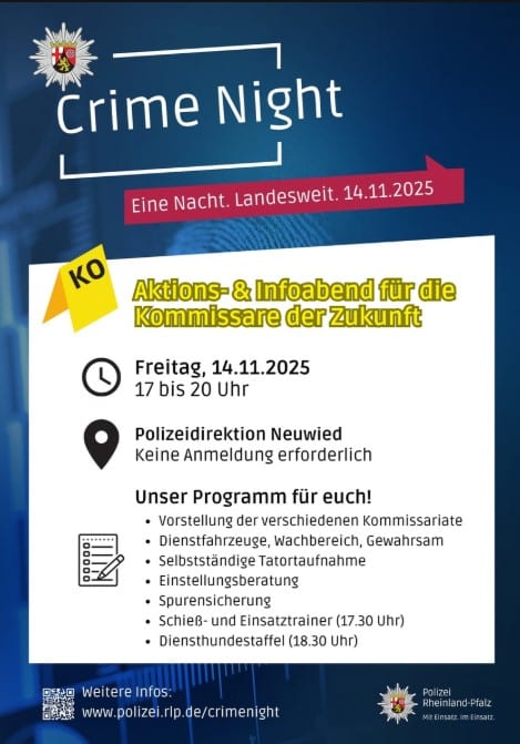 Berufsinfoabend Polizei Neuwied