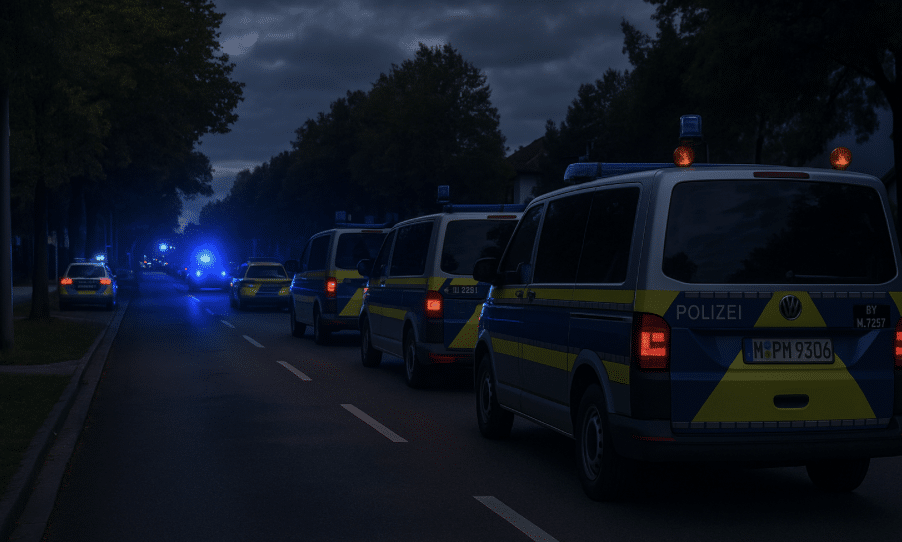 Großeinsatz München Lerchenauer Straße, Explosion München, Brand Lerchenauer Straße, Feuerwehr München, Polizei München, Einsatz München Nord, Knallgeräusche Lerchenau