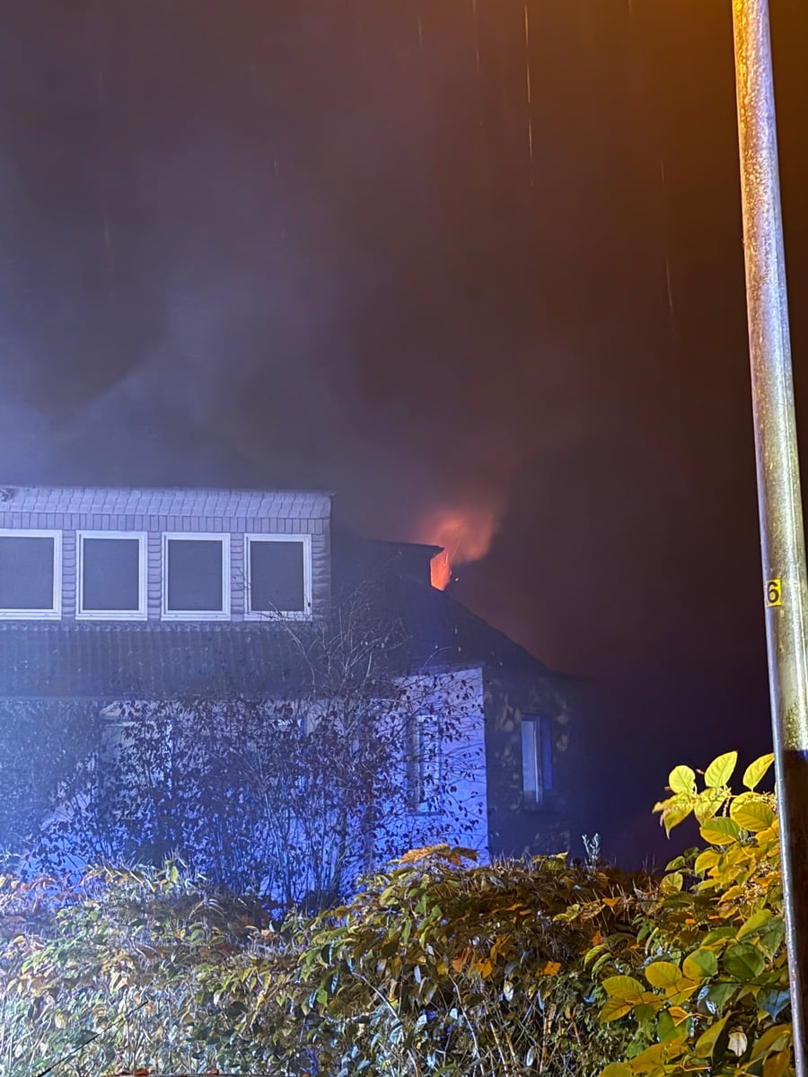 Zimmerbrand in Detmold-Hiddesen