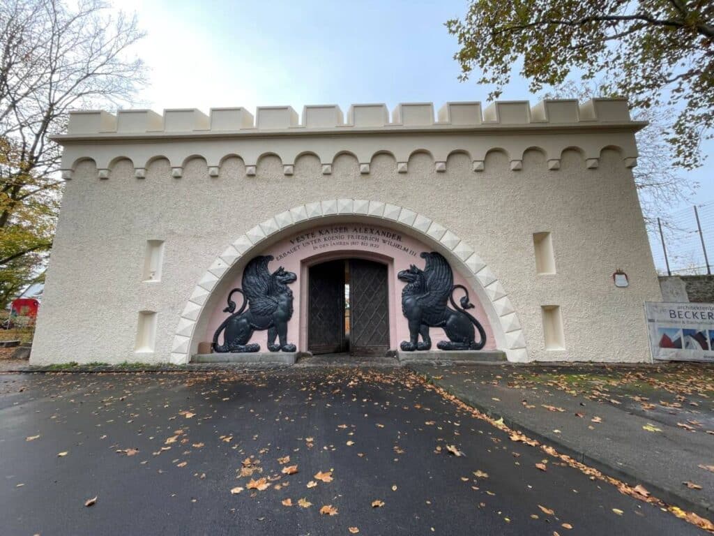 Löwentor Koblenz Restaurierung