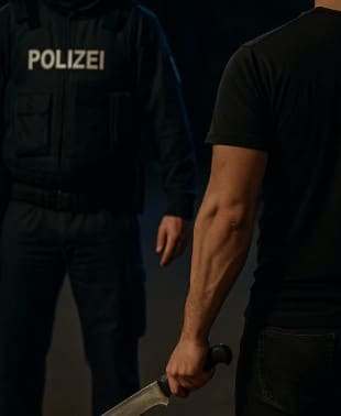 Mit Machete und Pfefferspray in Neustadt unterwegs
