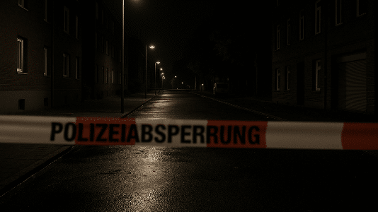 Polizeiabsperrung