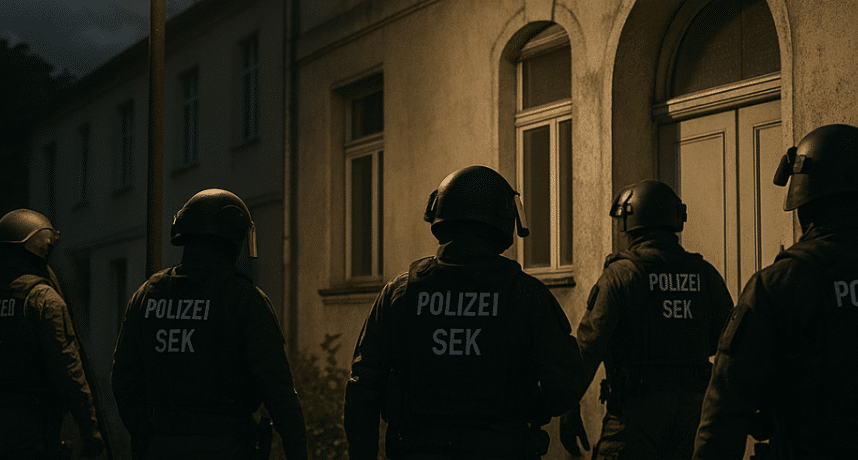 SEK-Einsatz in Neukölln, Polizei Berlin, Spezialeinsatzkommando, Berlin Neukölln, Einsatzkräfte, Fenstersturz, Großeinsatz, Berliner Feuerwehr, Rettungsdienst, Absperrung