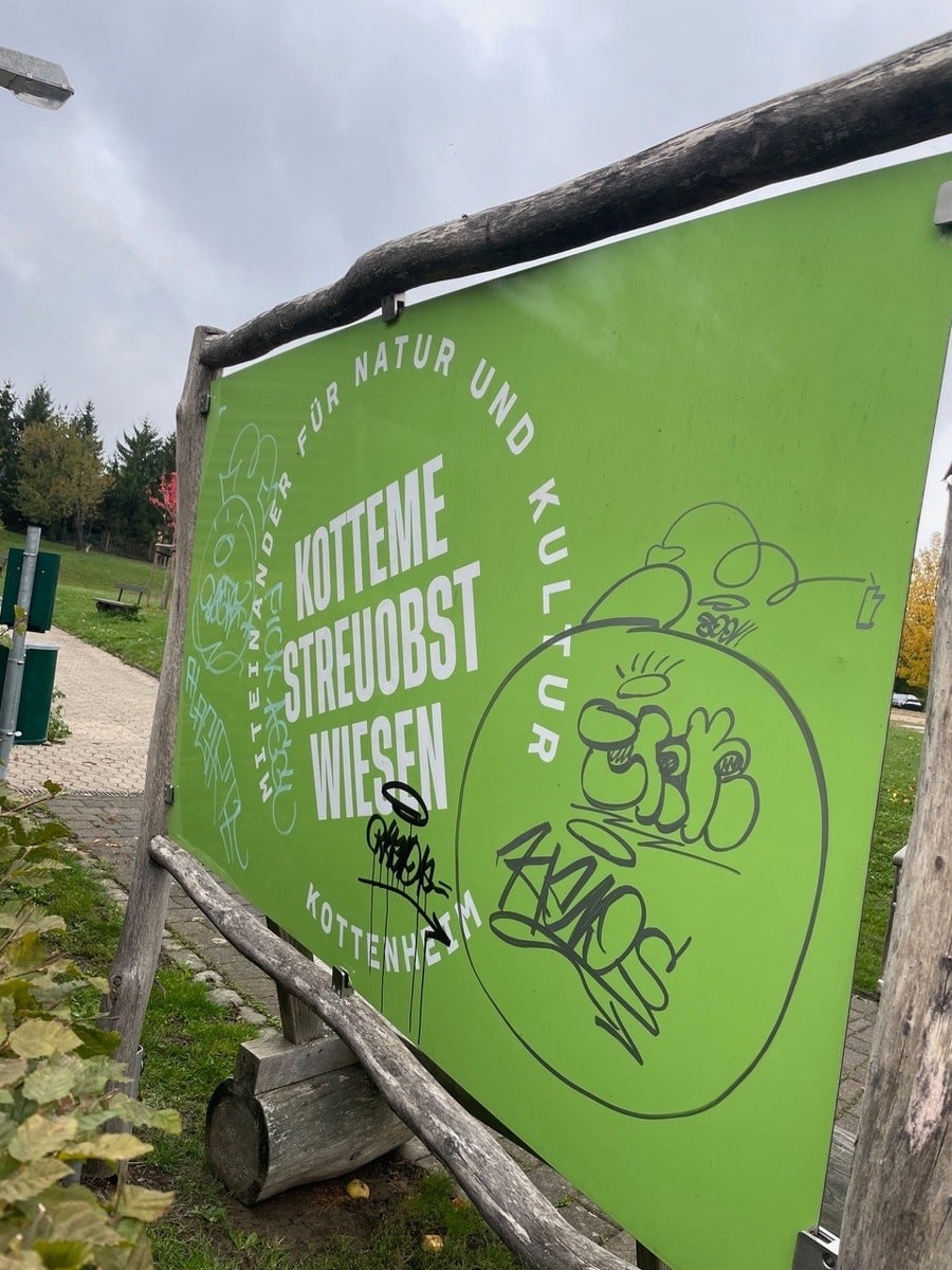 Graffiti-Sachbeschädigung Kottenheim