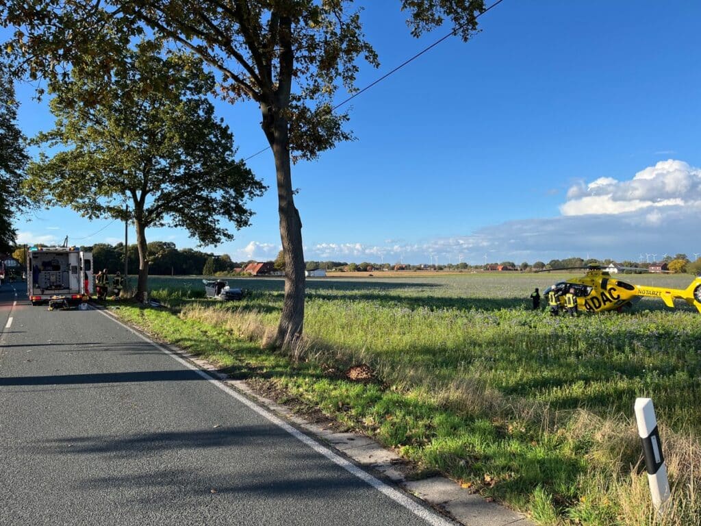Schwerer Verkehrsunfall Wagenfeld