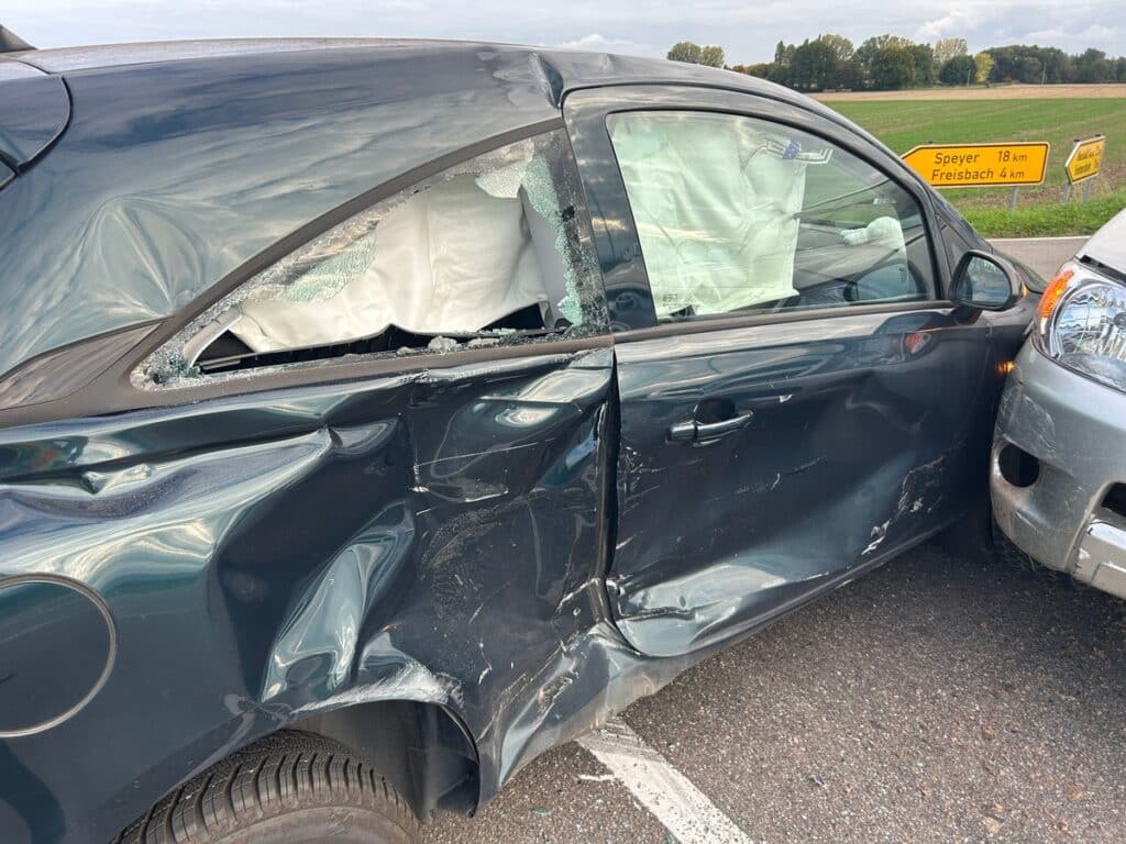 Unfall auf der L507 bei Freimersheim