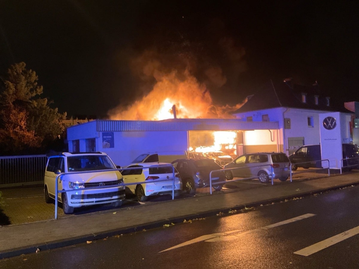 Großbrand Mülheim an der Ruhr