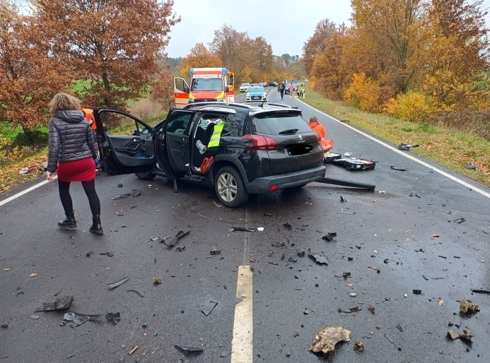 Schwerer Verkehrsunfall L355 Waldmohr