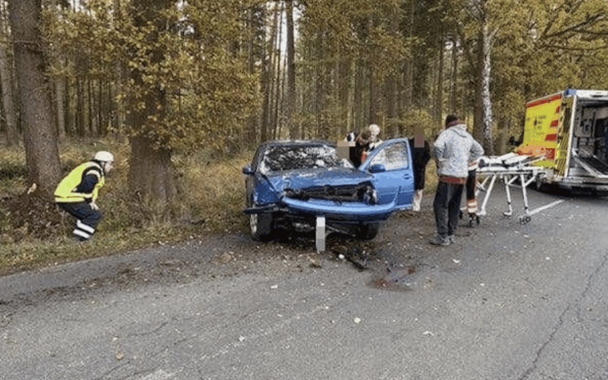 18-Jähriger prallt gegen Baum